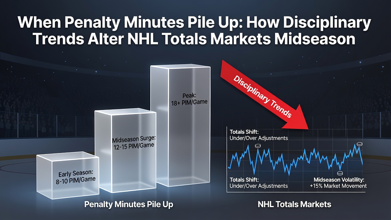 When Penalty Minutes Pile Up: How Disciplinary Trends Alter NHL Totals Markets Midseason